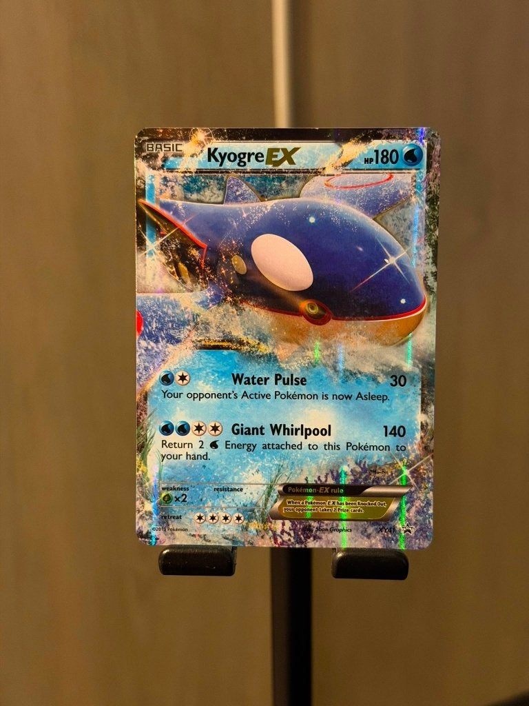 Kyogre EX XY41 XY Black Star Promos Promo EXC, Verzenden, Zo goed als nieuw, Losse kaart, Foil