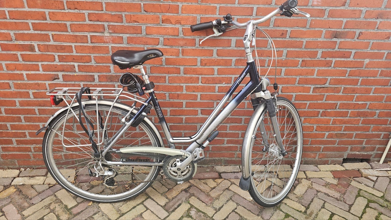 Koga Miyata damesfiets, Fietsen en Brommers, Gebruikt, Velgrem, Versnellingen, Ophalen