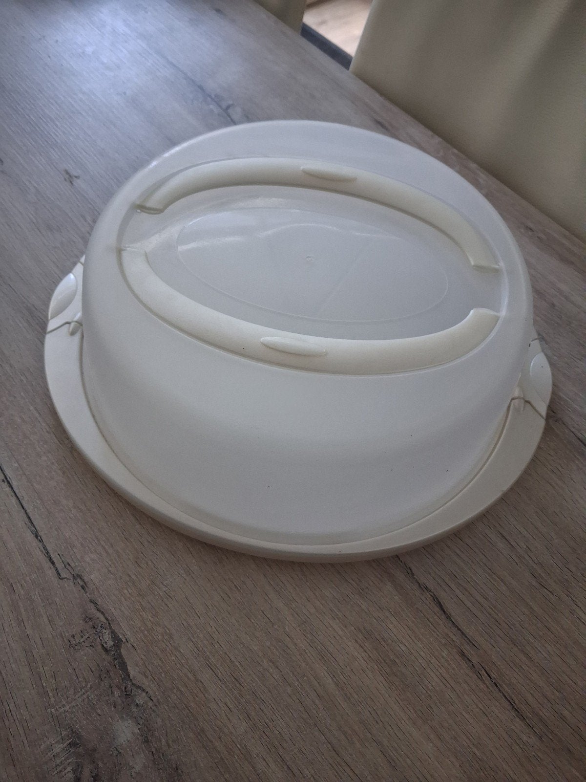Taartdoos / Taartstolp met handvat -in goede staat, Ophalen, Overige typen, Kunststof, Zo goed als nieuw