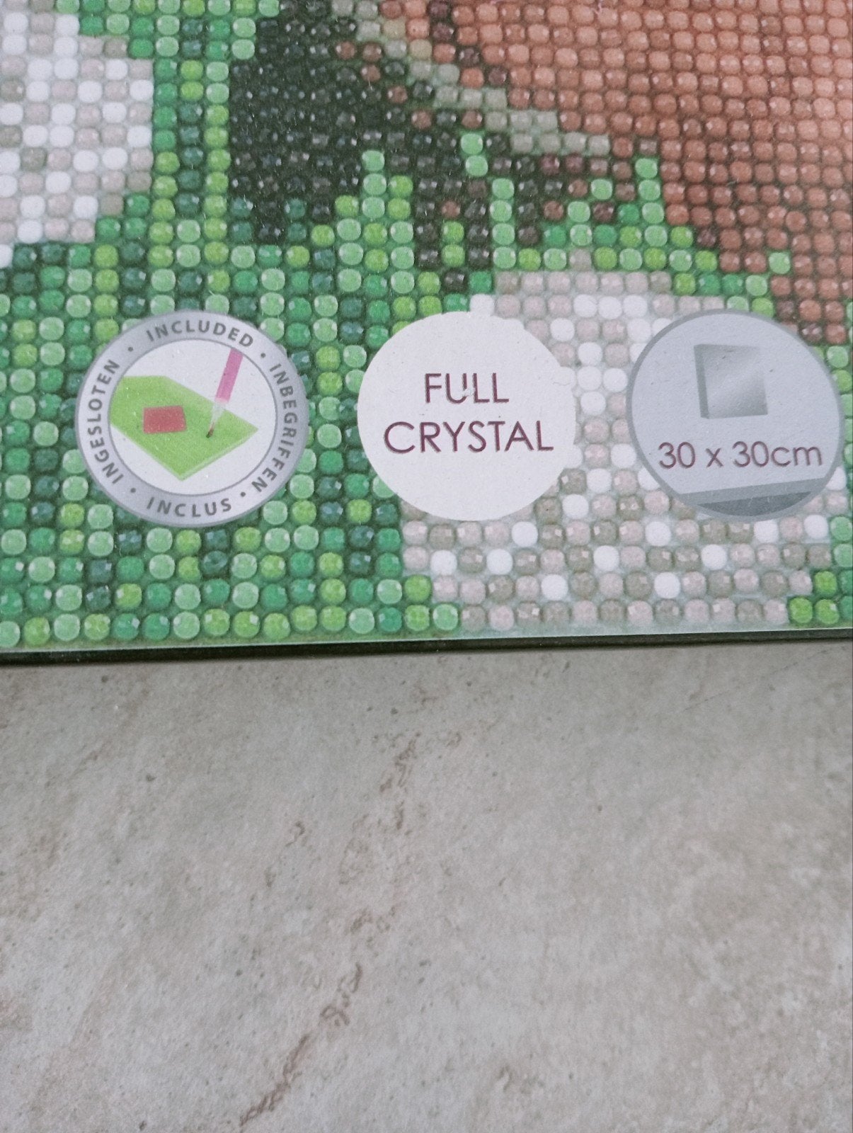 DIY Crystal Art Kit - Vossenwelpjes - Full Crystal, Nieuw, Ophalen of Verzenden, Kunststof, Overige merken