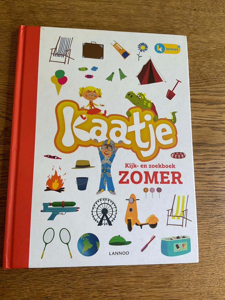 Kaatje Kijk- en zoekboek Zomer - Lannoo, Ophalen of Verzenden, Zo goed als nieuw, Uitklap-, Voel- of Ontdekboek, 2 tot 3 jaar