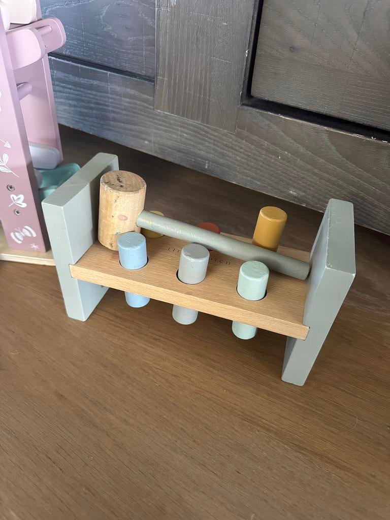 Little Dutch houten hamertje tik en rollerbaan, Ophalen of Verzenden, Gebruikt, Overige typen