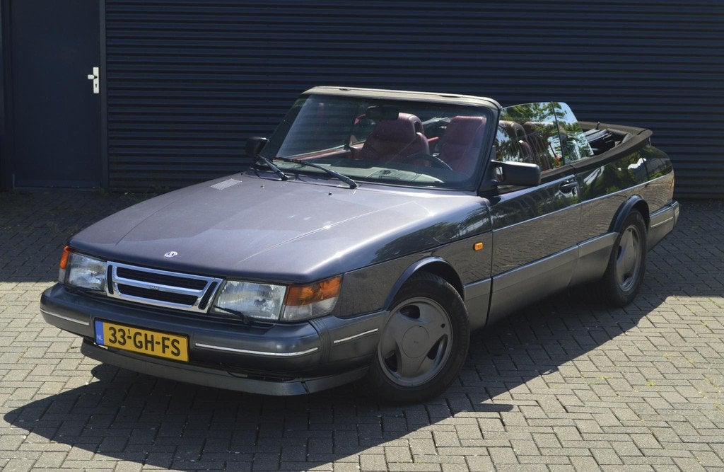 Saab 900 2.0 S Turbo Cabriolet, Auto's, Saab, Bedrijf, Te koop, Saab 900, ABS, Airconditioning, Centrale vergrendeling, Lederen bekleding