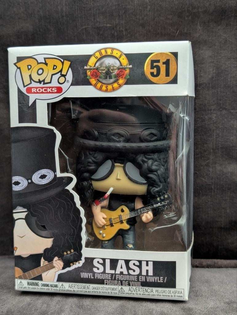 Funko Pop! Rocks: Slash (Guns N' Roses) #51, Verzamelen, Poppetjes en Figuurtjes, Nieuw, Verzenden