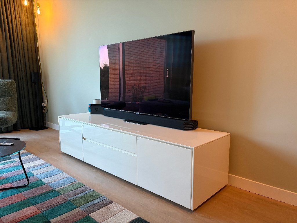TV-meubel, Ophalen, Gebruikt, 150 tot 200 cm, Minder dan 100 cm