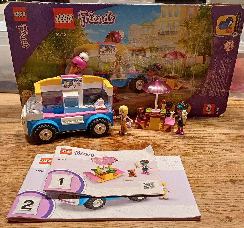 Lego -> 41715 ijswagen, Compleet, Lego, Friends, Ophalen of Verzenden