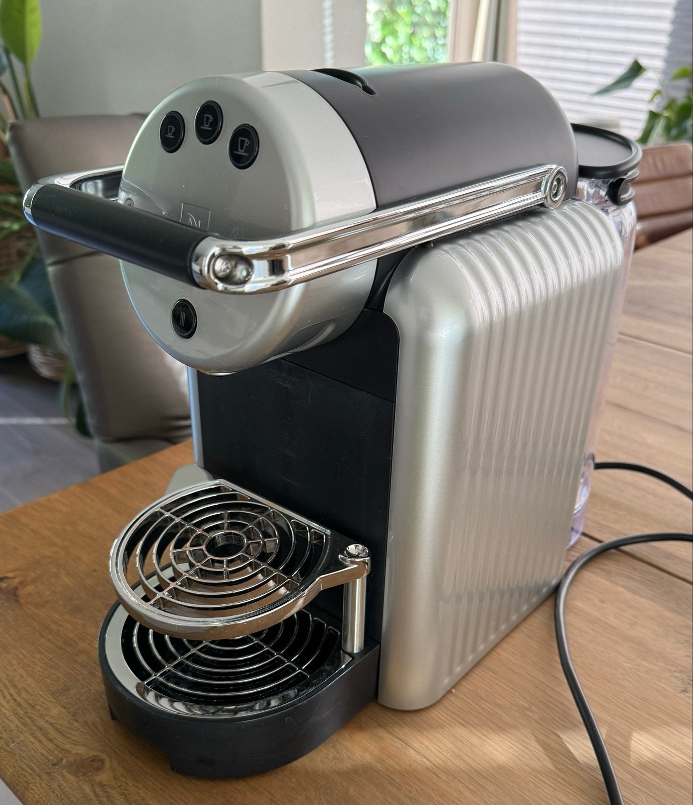 Koffiemachine Zenius Nespresso + koffiepads, Verzenden, Gebruikt, Nespresso