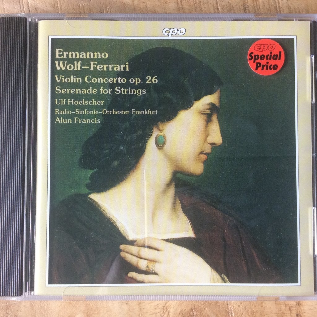Ermano Wolf-Ferrari. Violin Concerto, Serenade Strings, Ophalen of Verzenden, Romantiek, Zo goed als nieuw, Soloconcert
