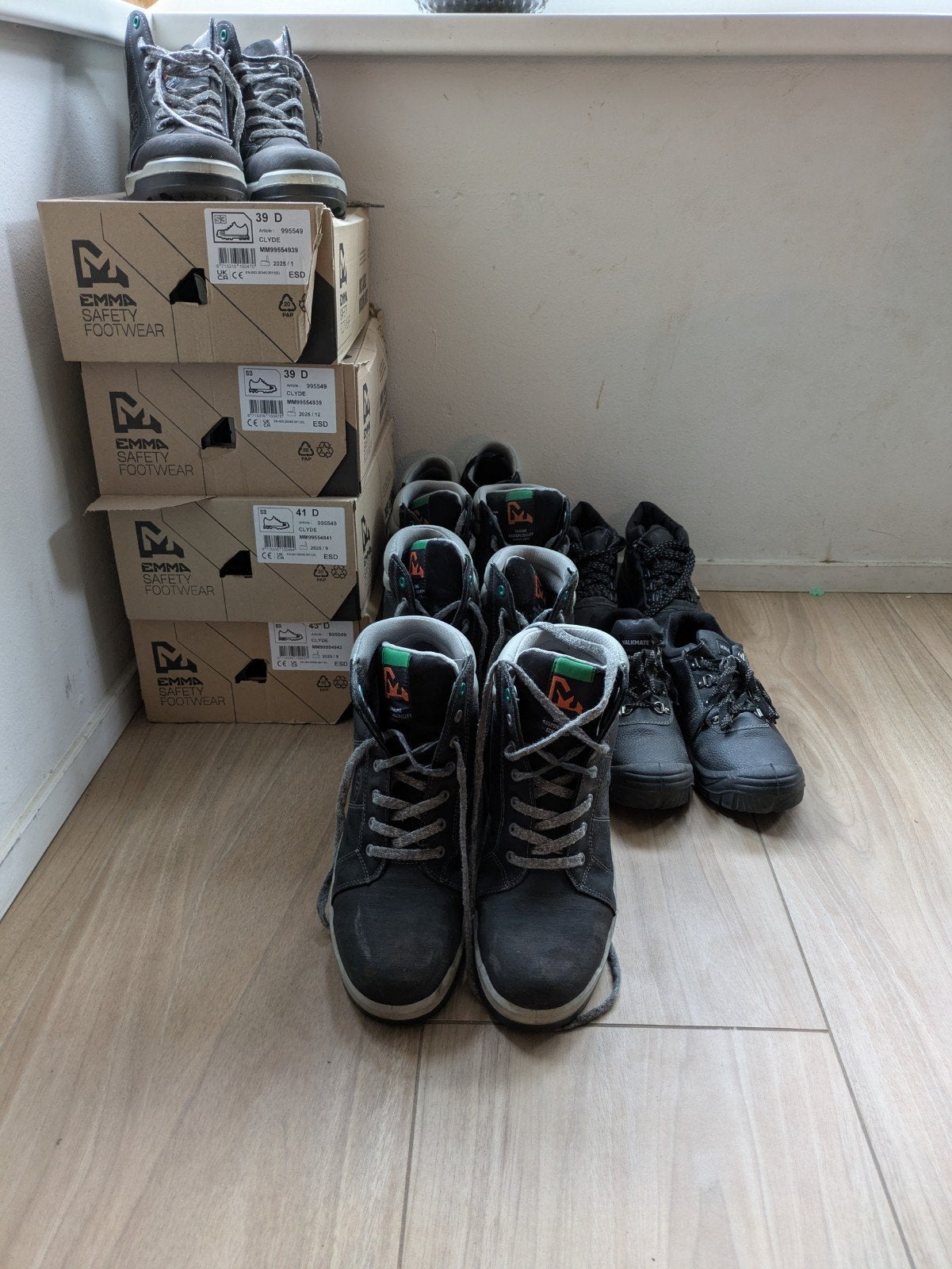 Partij Emma Safety Footwear werkschoenen zo goed als nieuw, Ophalen, Zo goed als nieuw