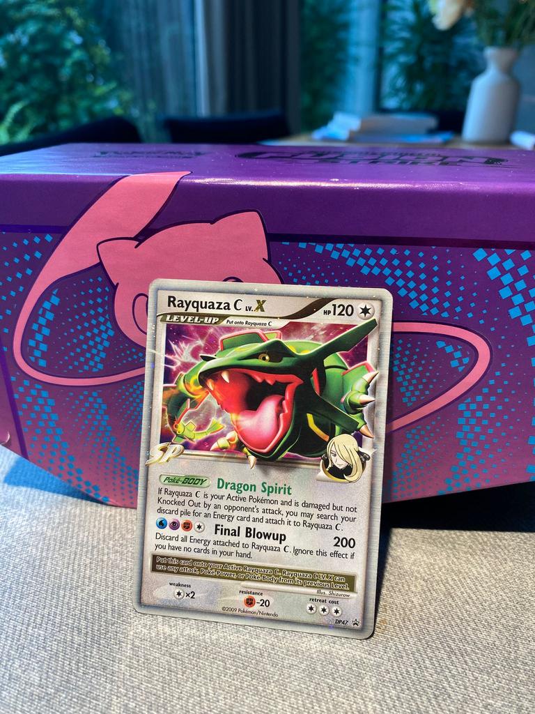 Rayquaza C LV.X DP47 Diamond and Pearl Holo Promo, Verzenden, Zo goed als nieuw