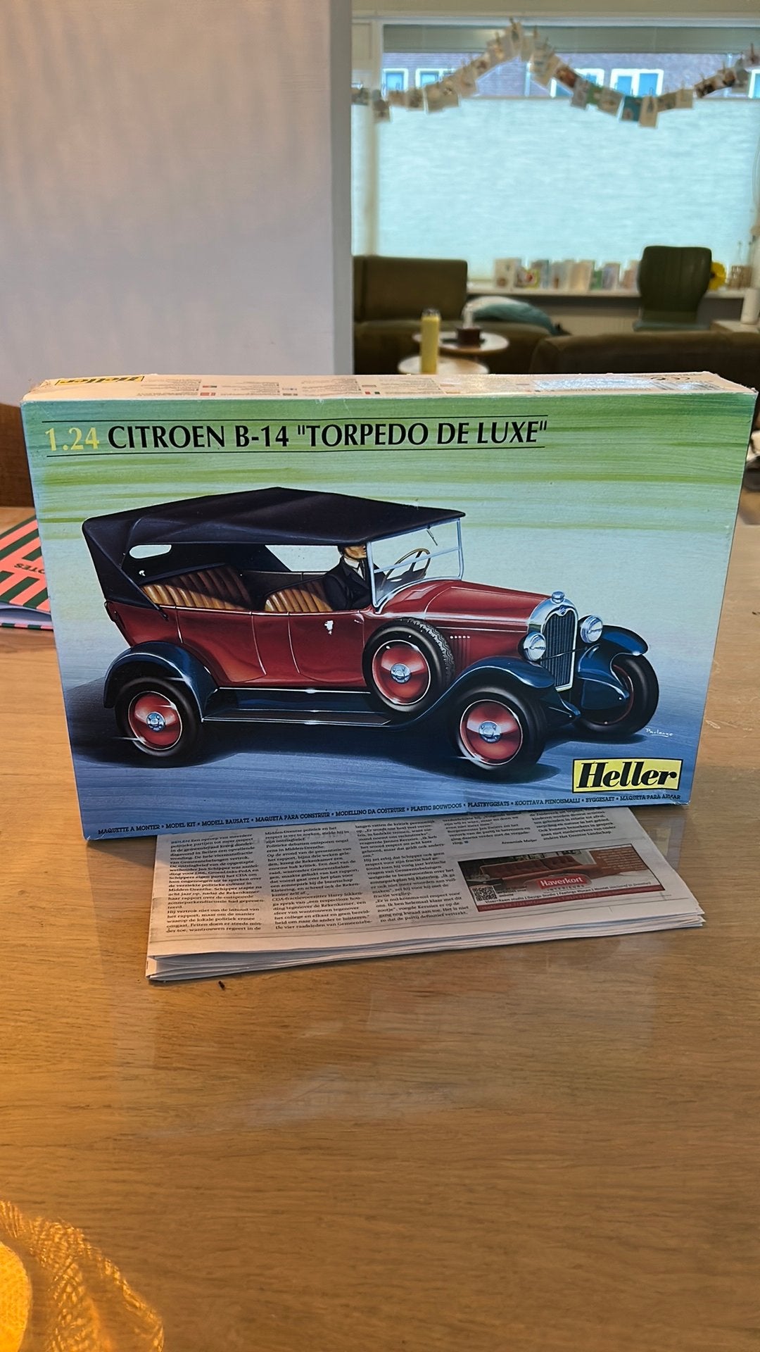 Heller Citroën B-14 Torpedo de Luxe 1:24, Verzenden, Groter dan 1:32, Auto, Overige merken