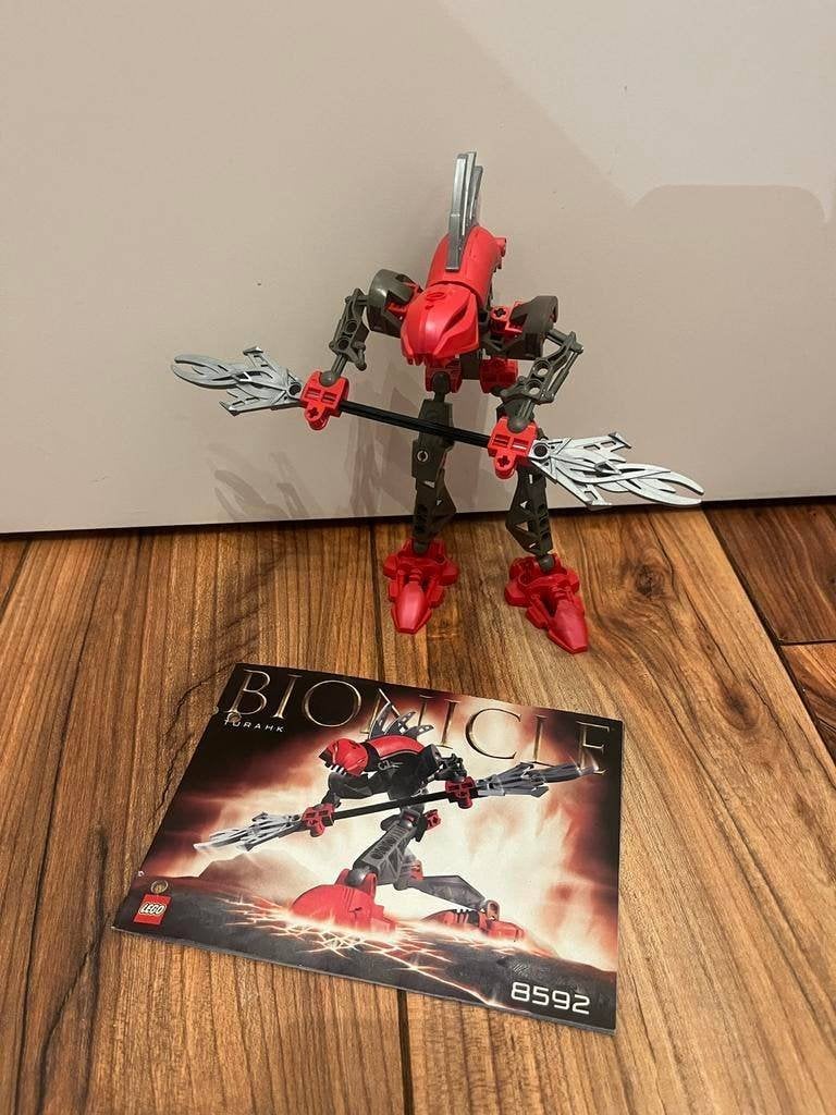 LEGO Technic Bionicle Rahkshi Turahk 8592 – 100% compleet, Ophalen of Verzenden, Zo goed als nieuw, Lego