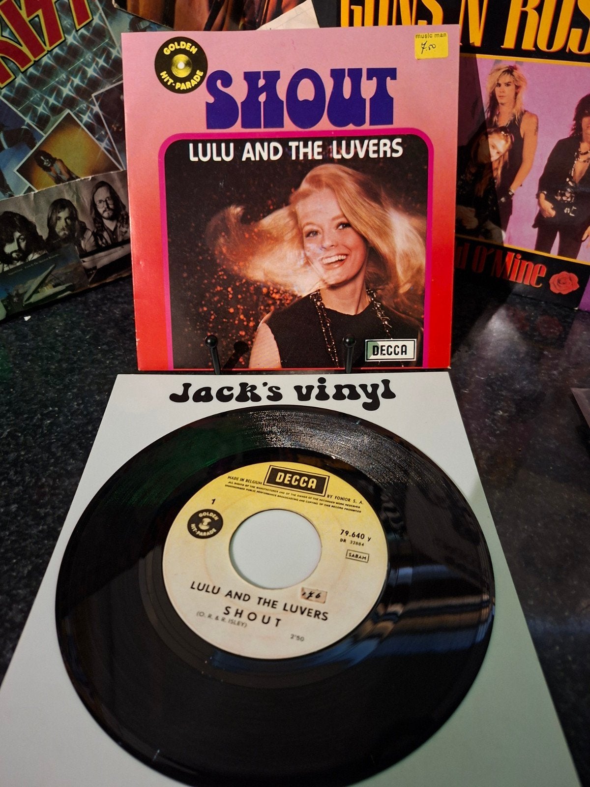 Lulu And The Luvvers - Shout (Golden Hit-Parade Single)1979, Fotohoes, Ophalen of Verzenden, Gebruikt, 7 inch