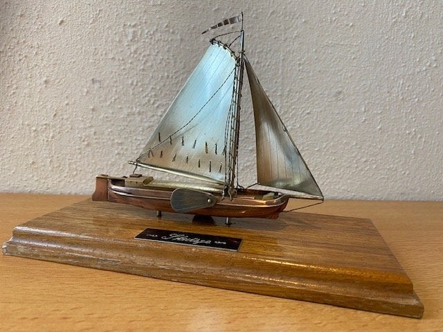 Mooi handgemaakt model van Skutsje in koper, Ophalen of Verzenden, Nieuw, Overige typen