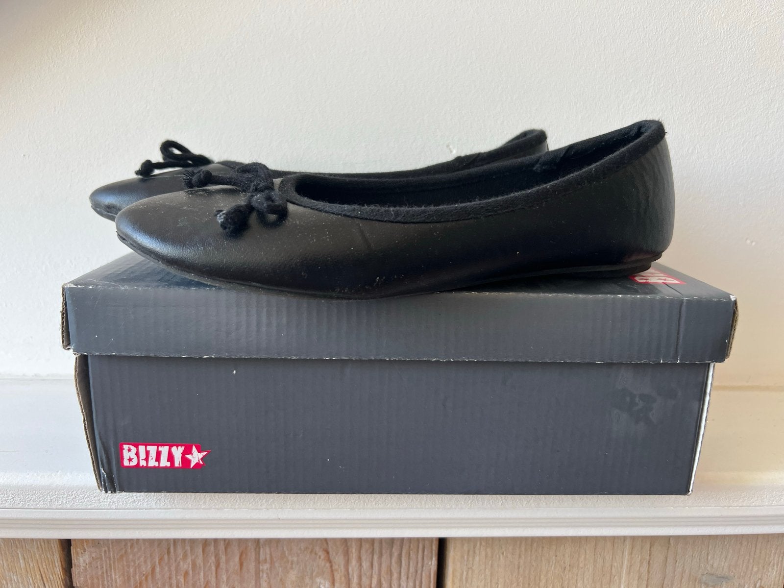 Zwarte ballerina's, maat 36, Meisje, Schoenen, Ophalen of Verzenden, Zo goed als nieuw