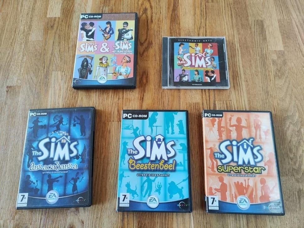 The Sims PC Spellen Collectie, 1 speler, Ophalen of Verzenden, Zo goed als nieuw, Vanaf 7 jaar