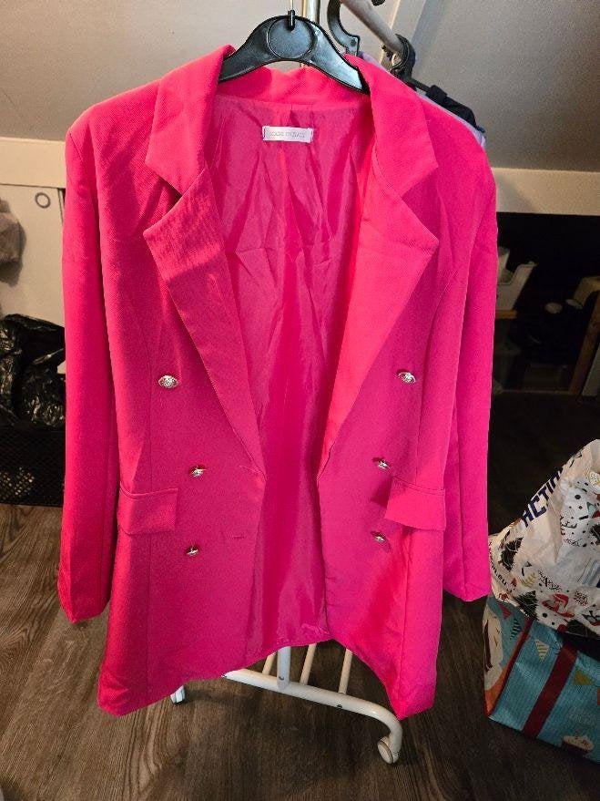 Dames blazer, Ophalen of Verzenden, Zo goed als nieuw, Roze, Jasje