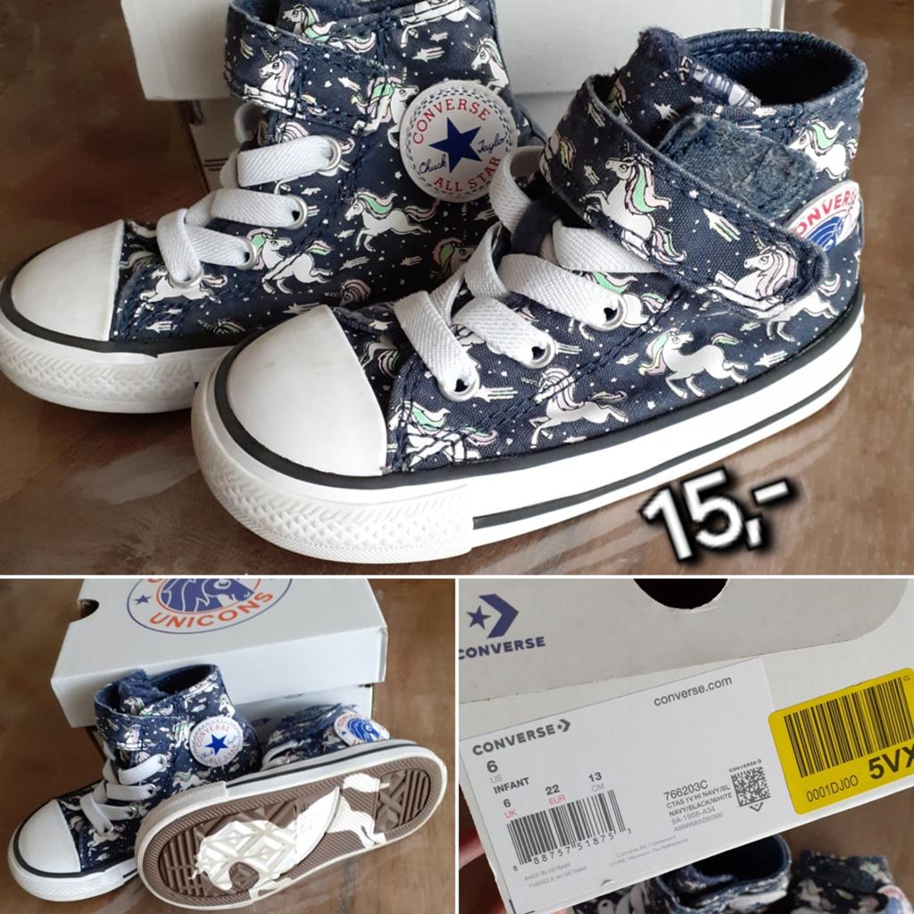 Converse All Star Eenhoorn Sneakers Maat 22, Kinderen en Baby's, Babykleding | Schoentjes en Sokjes, Converse, Jongetje of Meisje