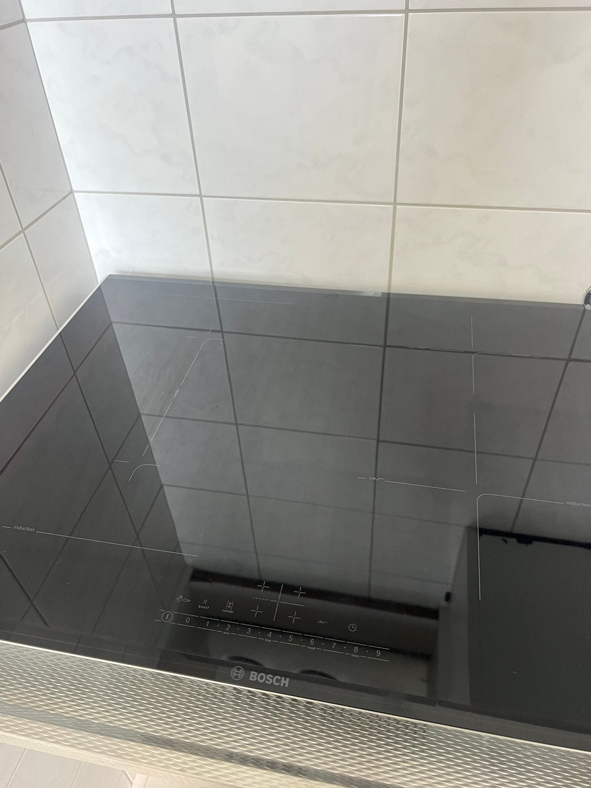 Bosch kookplaat inductie, Witgoed en Apparatuur, Kookplaten, Ophalen, 4 kookzones, Zo goed als nieuw, Inbouw