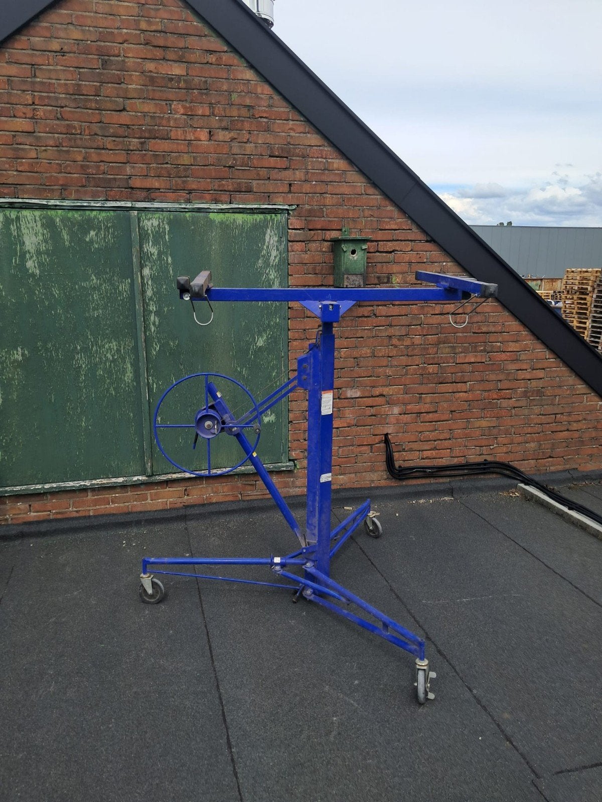 Gipsplatenlift / Platenlift - Gebruikt, Doe-het-zelf en Verbouw, Bouwliften, Ophalen of Verzenden, Bouwlift