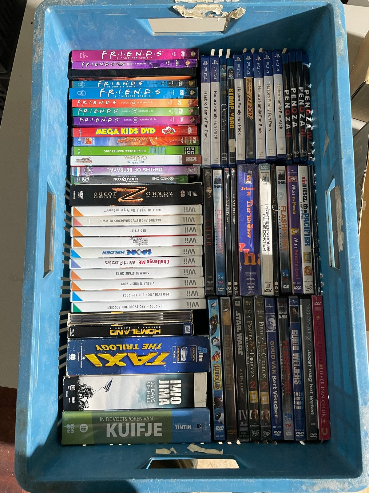 Grote partij diverse dvd's en games - veel kijkplezier!, Alle leeftijden, Ophalen of Verzenden, Gebruikt, Inclusief doosje