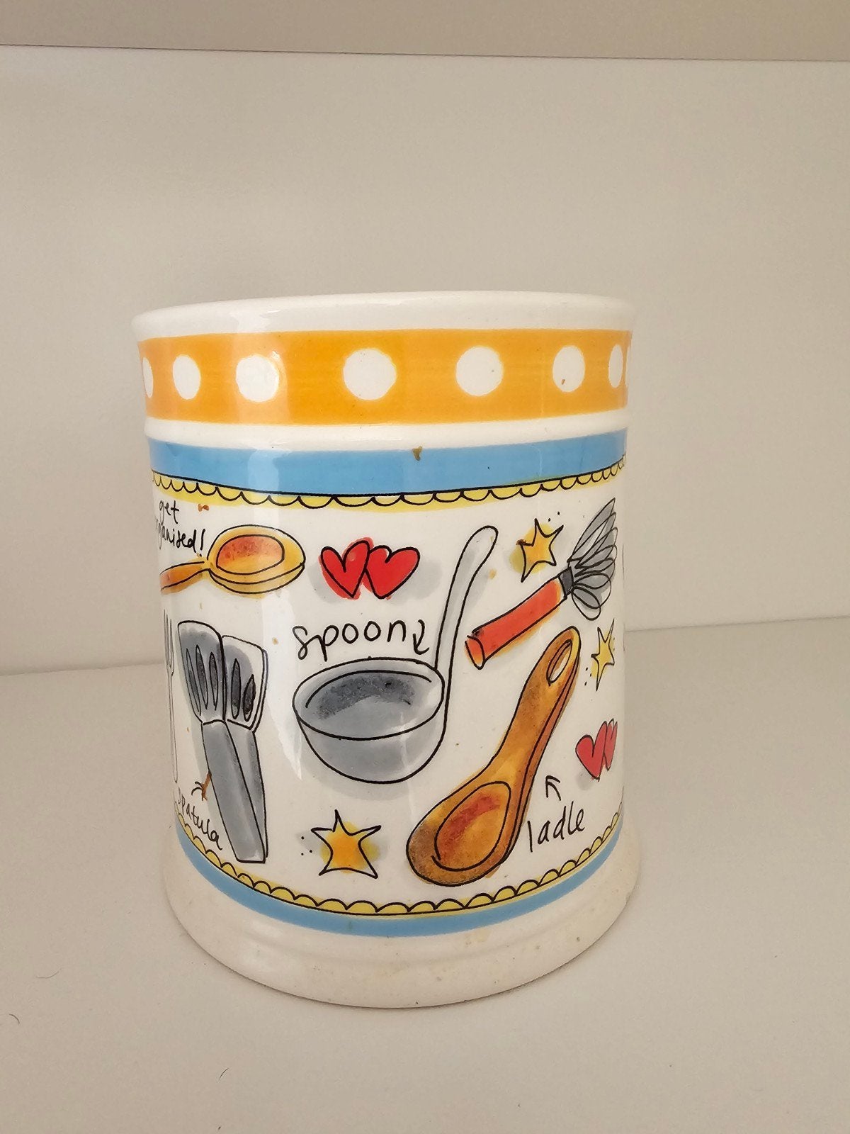 Blond  Amsterdam Servies "Kitchen Tools",  pot voor kookge, Ophalen, Gebruikt, Schaal of Schalen, Aardewerk