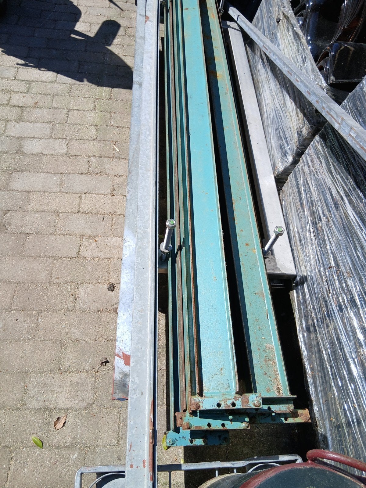 div stalen h balken en hoeklijn, Doe-het-zelf en Verbouw, Metalen, Ophalen