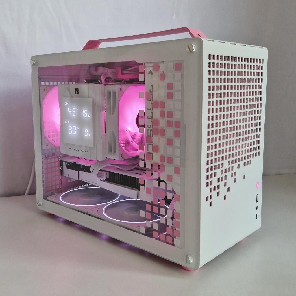 Ryzen 7 7800X3D, RX 9060 XT 16GB | SFF Sakura Gaming PC, StellaPCs, Virtual Reality, Nieuw, Ophalen of Verzenden