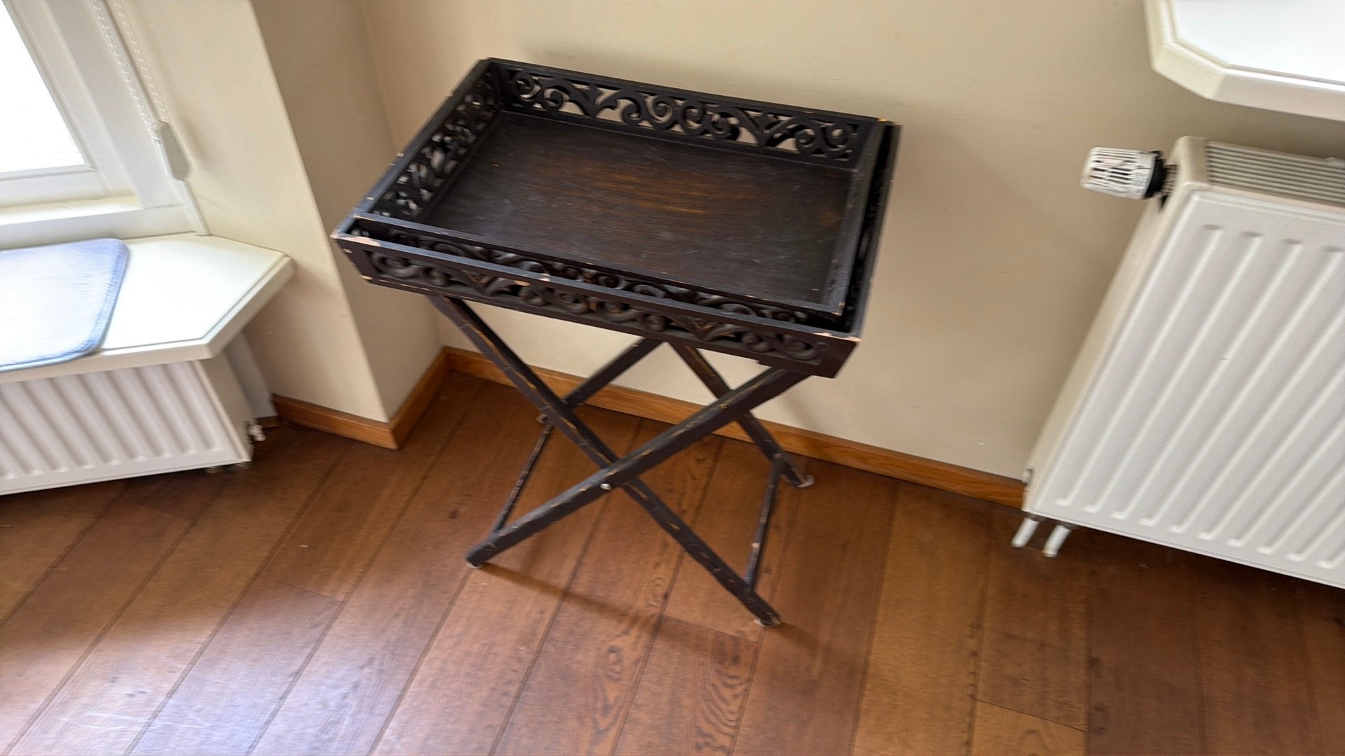 Dienbladen met bijzettafel inklapbaar, Huis en Inrichting, Ophalen, Gebruikt, Afneembaar, Rechthoekig