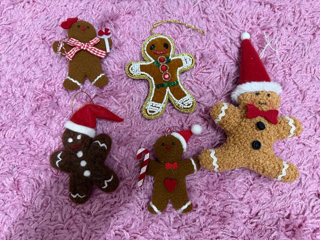 Gingerbread kerstboom hangers koek mannetje, Ophalen of Verzenden