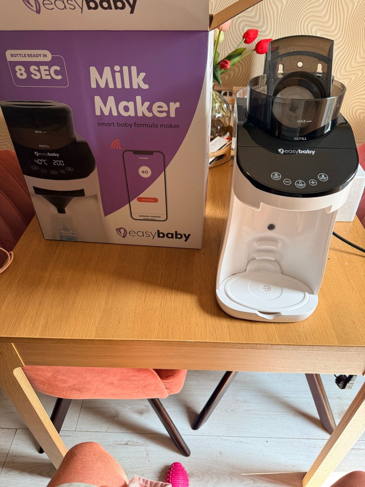 Easybaby Milk Maker - Smart Baby Formula Maker, Zo goed als nieuw, Babyvoedingmaker, Easybaby, Ophalen