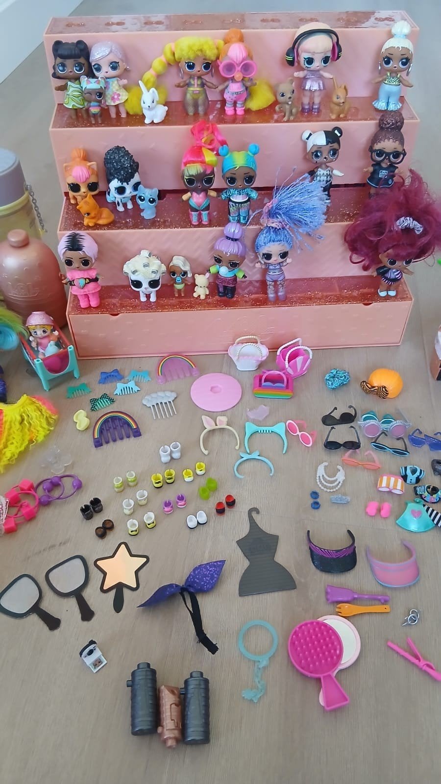 Enorme LOL Surprise set met huis/display en accessoires, Ophalen, Zo goed als nieuw, Overige typen