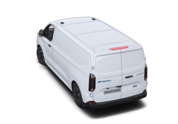 Ford E-Transit Cust. 340 L2H1 Trend 71 kWh 136pk | Bekleding, Automaat, Gebruikt, Zwart, 71 kWh