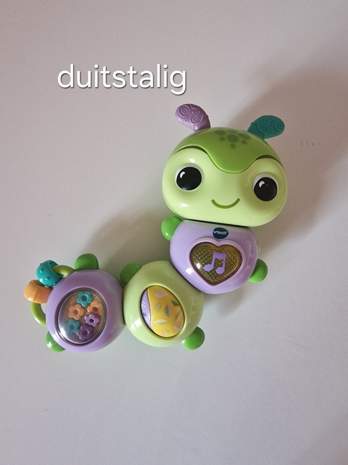 VTech Draai & Wiebel Rupsje - Duitstalig, Kinderen en Baby's, Speelgoed | Vtech, Ophalen, Zo goed als nieuw, 6 maanden tot 2 jaar