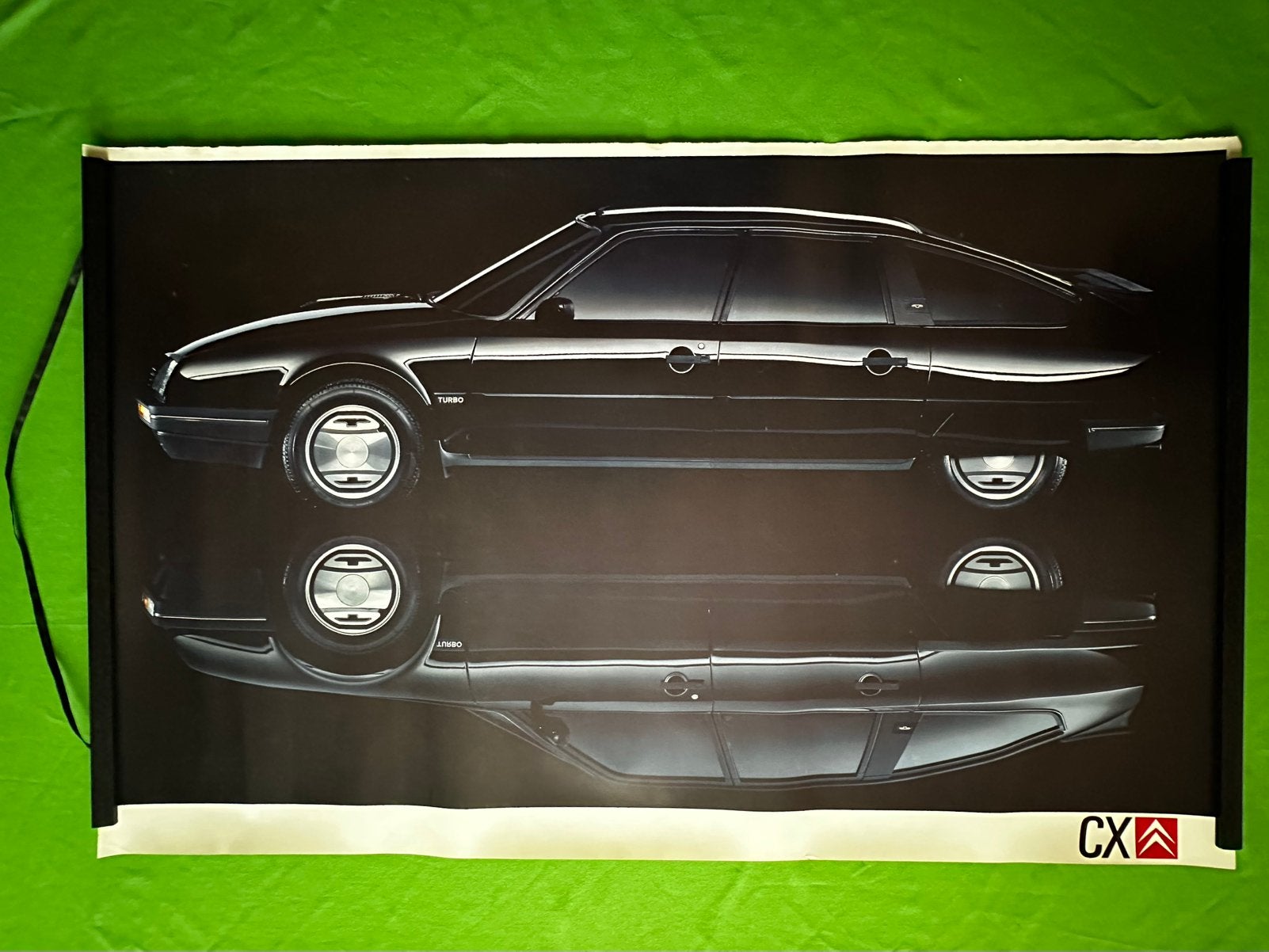 Citroën CX Turbo poster XL. Origineel. Afm. ca.:119x75 cm., Ophalen of Verzenden, Zo goed als nieuw, Auto's