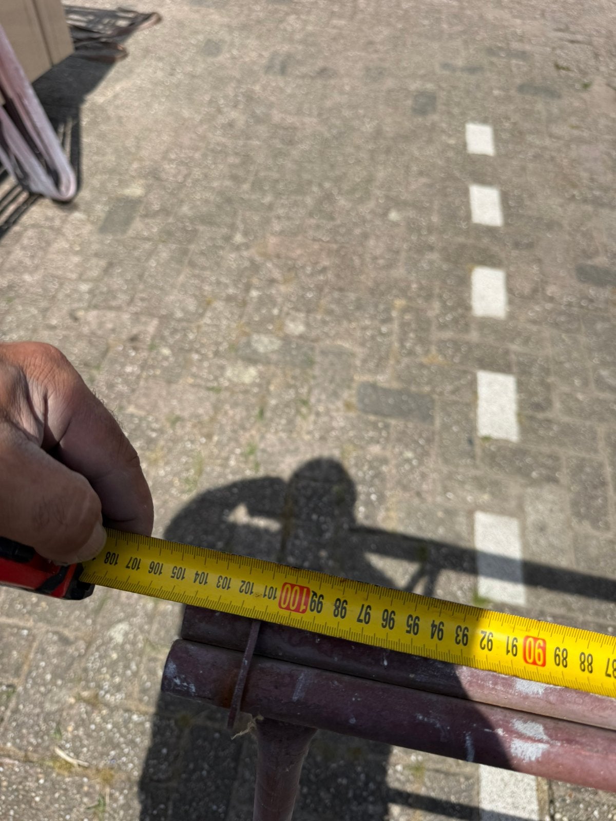 ijzeren bokken, Ophalen of Verzenden, Overige typen, Minder dan 2 meter