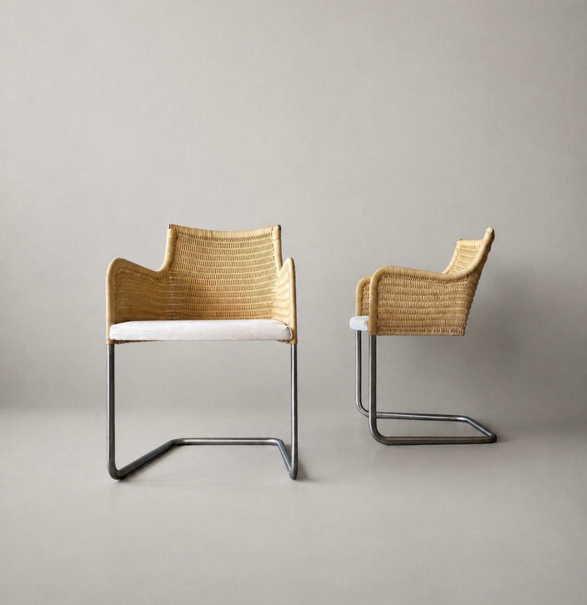 4x Vintage Tecta D43 Cantilever Armchairs, William Dunkel, Ophalen, Gebruikt, Overige kleuren, -