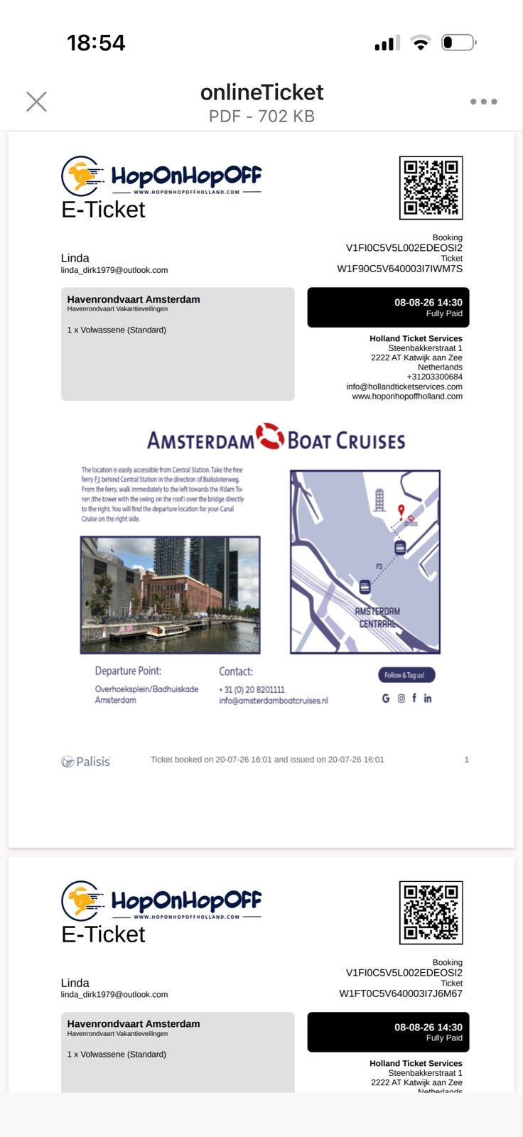 2 tickets voor een rondvaart van 2,5 uur in amsterdam., Twee personen, Overige soorten
