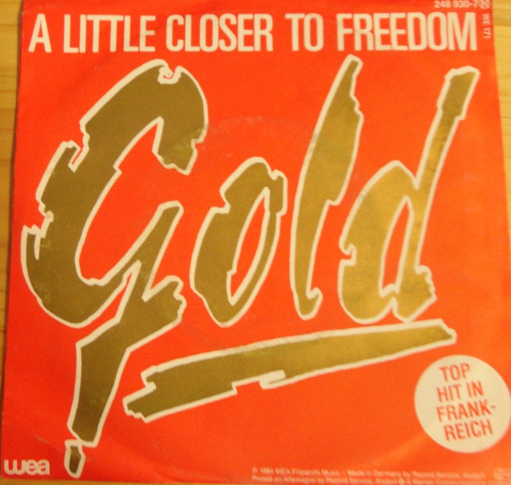 Gold > A little closer to freedom, Cd's en Dvd's, Ophalen of Verzenden, Gebruikt, 7 inch, Pop