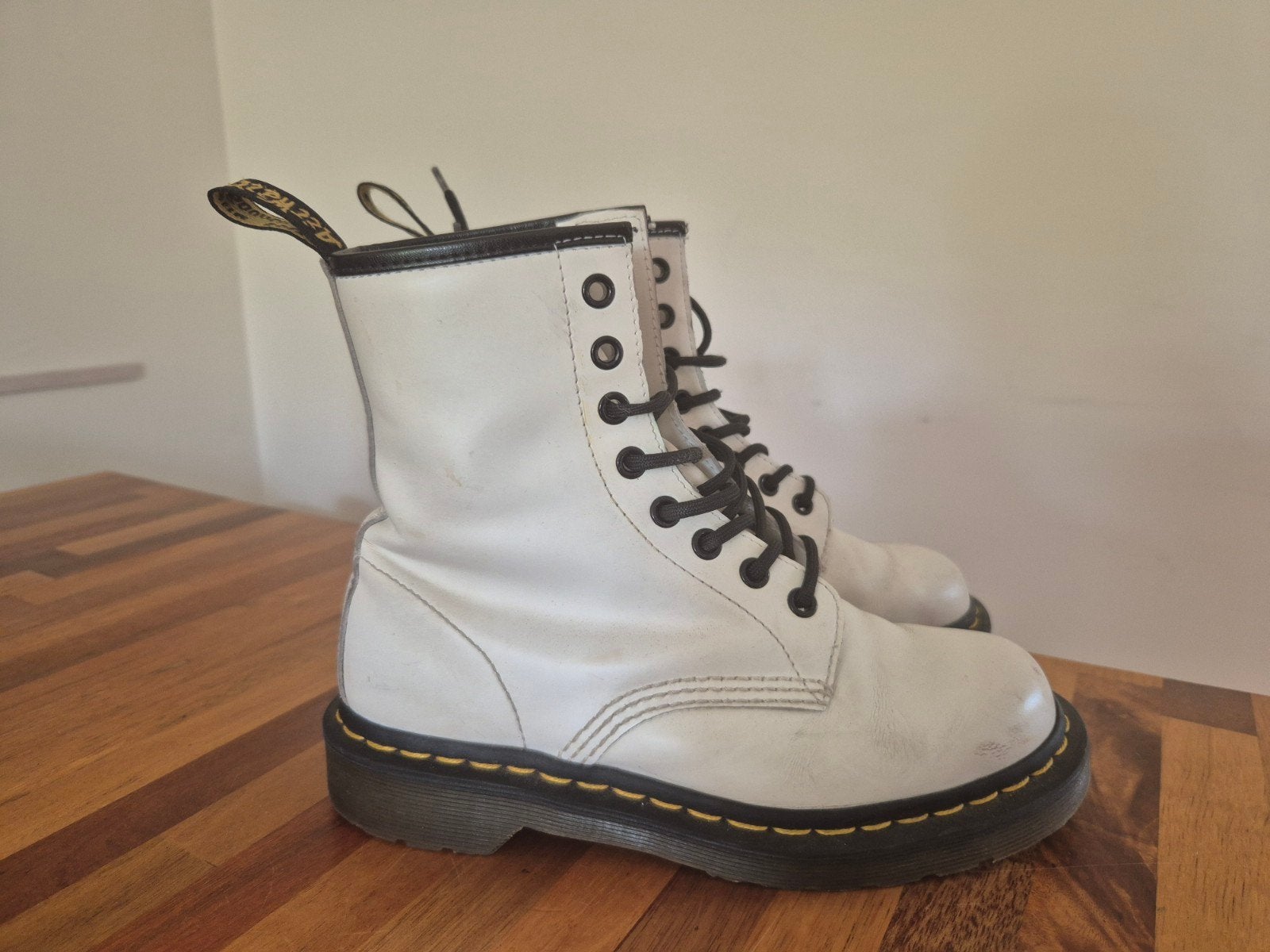 Dr. Martens 1460 Witte veterboots - Maat 37, Kleding | Dames, Schoenen, Ophalen of Verzenden