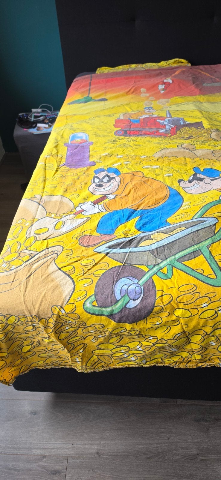 Donald Duck dekbed overtrek, Kinderen en Baby's, Kinderkamer | Beddengoed, Ophalen of Verzenden, Gebruikt, Jongetje of Meisje