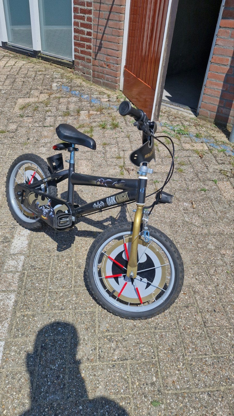 Batman Kinderfiets 16 inch, Ophalen, Gebruikt, 16 tot 20 inch
