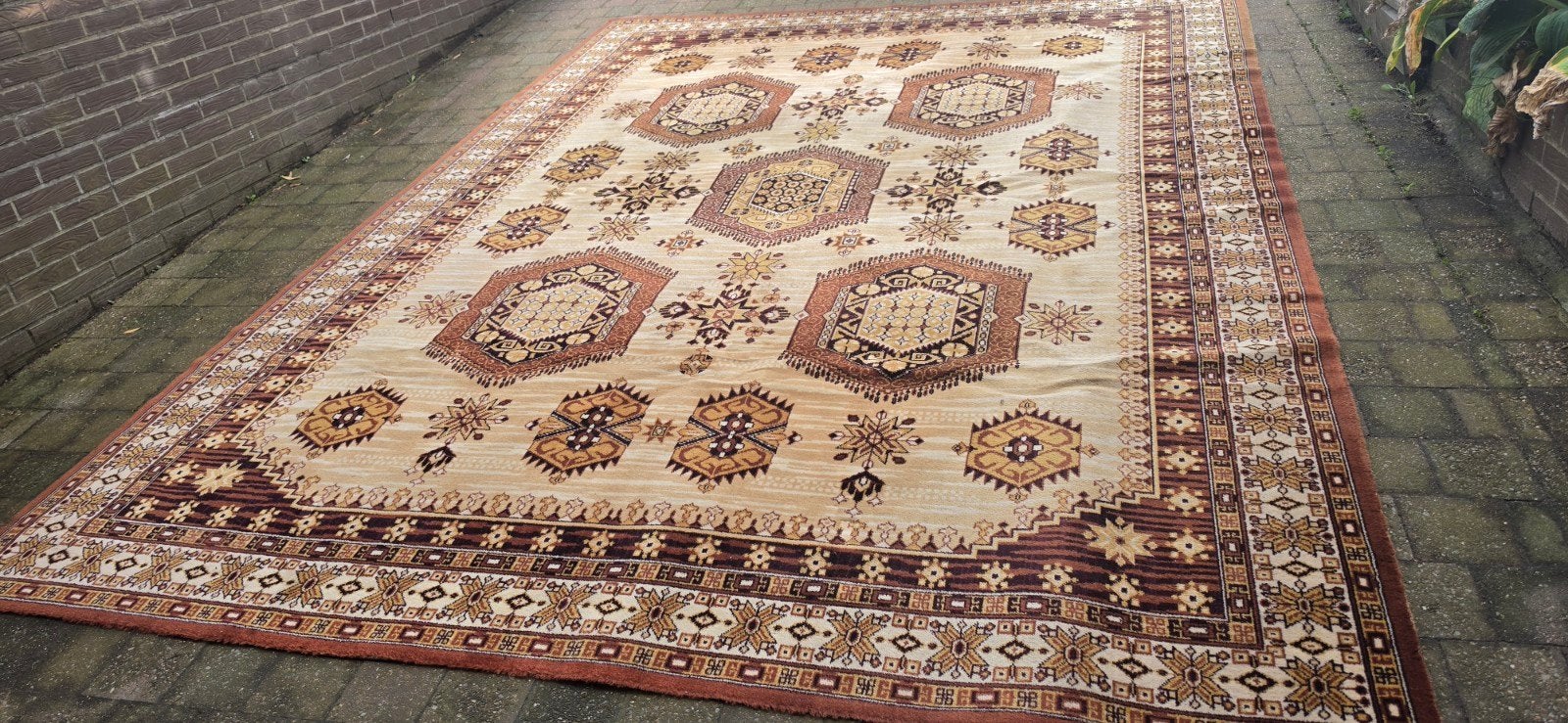 prachtig mega groot XXL vintage Perzisch tapijt 335x250!, Perzisch, 200 cm of meer, Ophalen of Verzenden, Zo goed als nieuw
