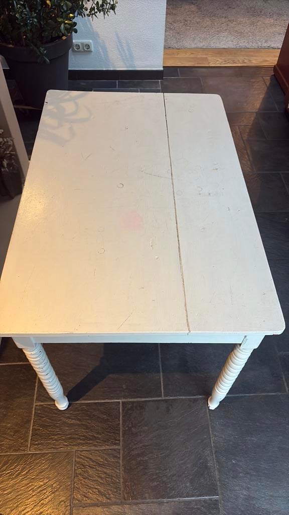 Oud tafeltje, opknapper, Ophalen, Gebruikt, 50 tot 100 cm, Tot twee personen