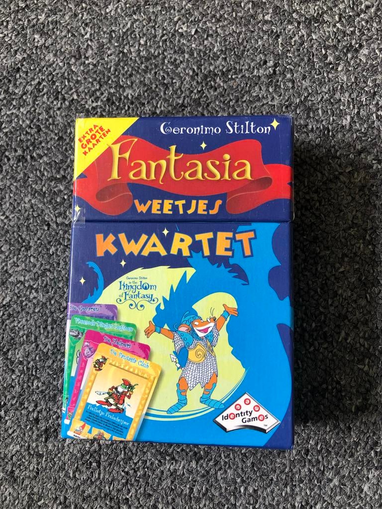 Geronimo Stilton Fantasia Weetjes Kwartet, Drie of vier spelers, Ophalen, Gebruikt