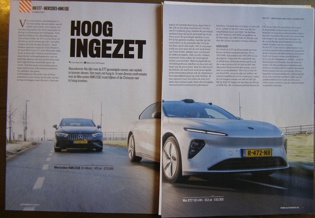 Mercedes EQE ? Eerst 9x autotest lezen, Ophalen, Gelezen, Mercedes