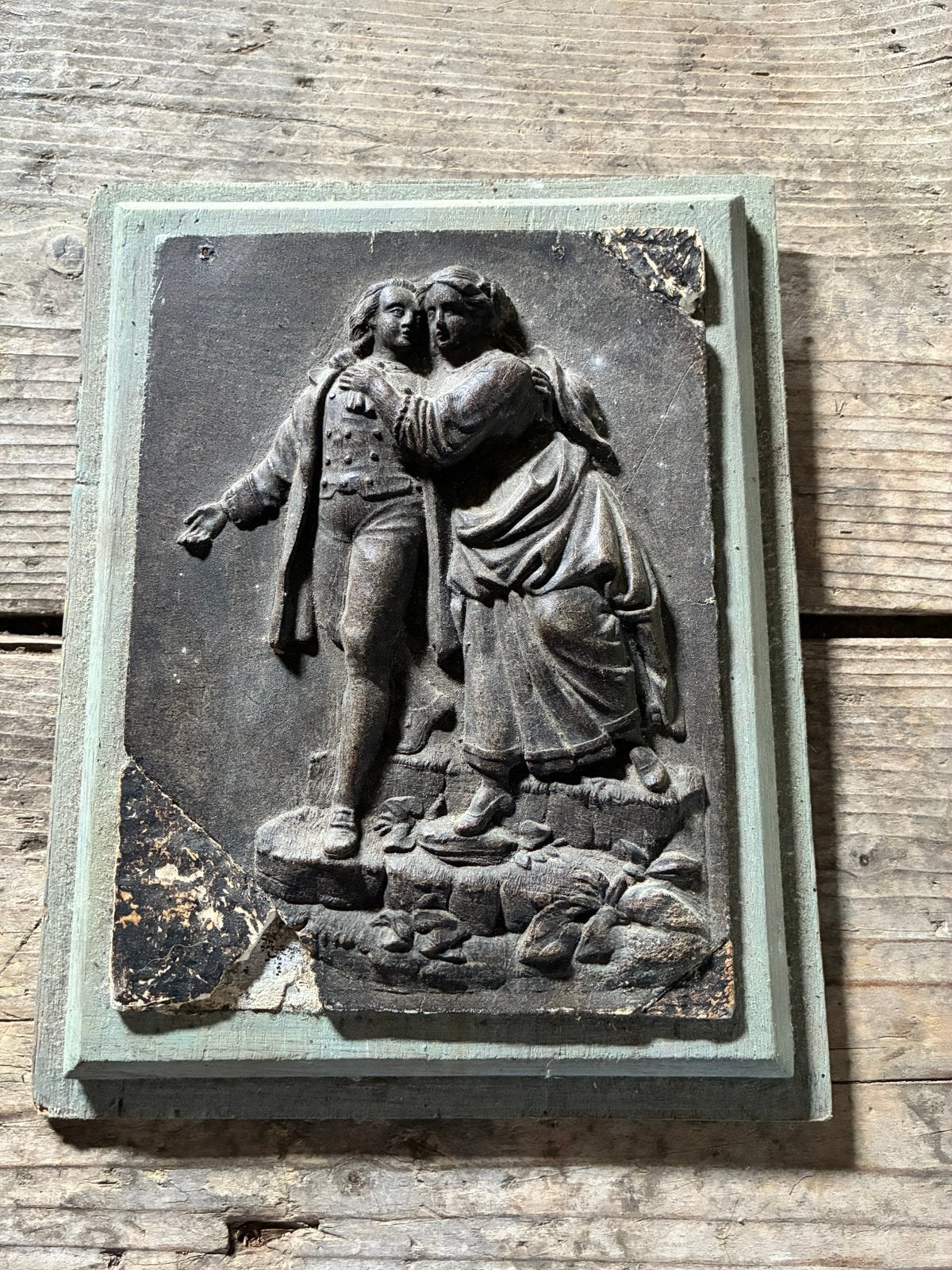 Antiek paneeltje, Ophalen of Verzenden