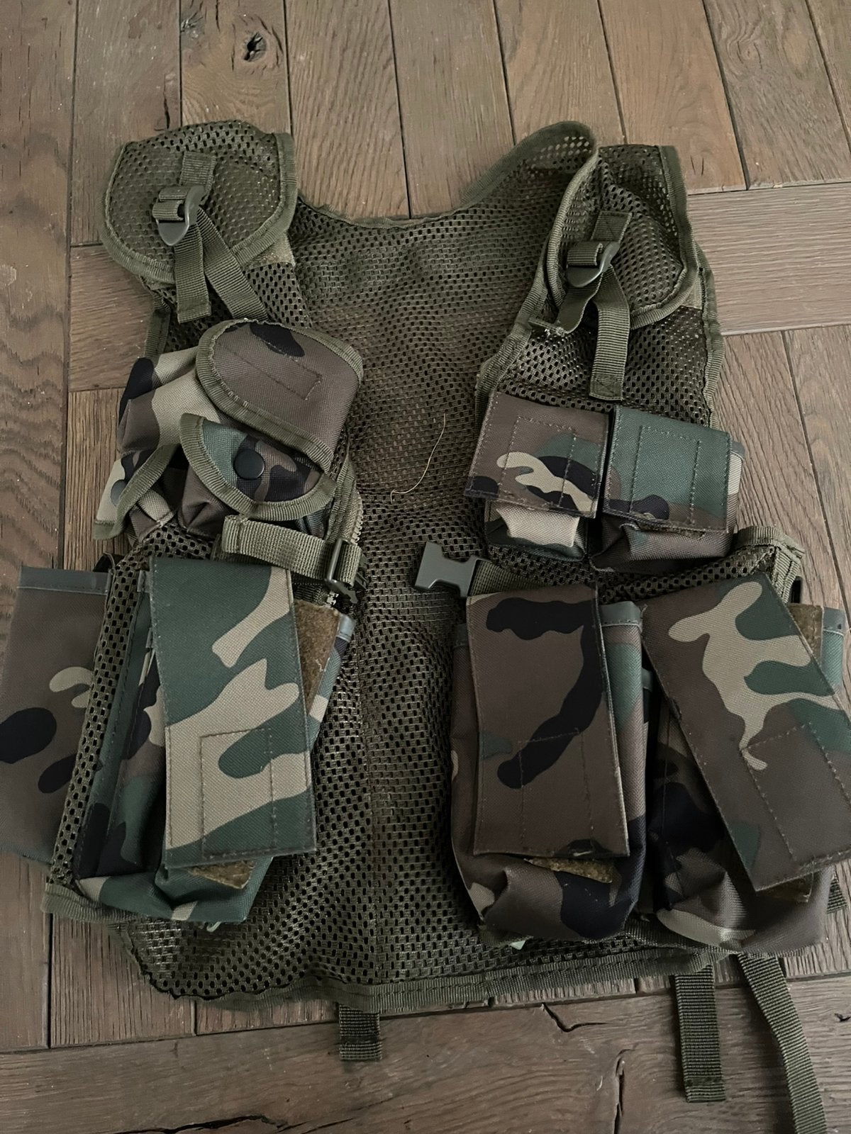 Camouflage vest soldaat kind legervest, Ophalen of Verzenden, Landmacht, Nederland, Kleding of Schoenen