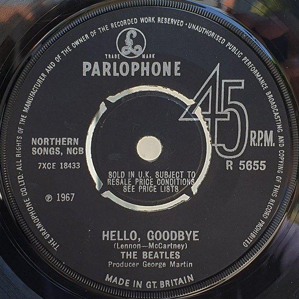 ENGELSE SINGLE The Beatles Hello, Goodbye LENNON MCCARTNEY, Verzenden, Gebruikt, Pop