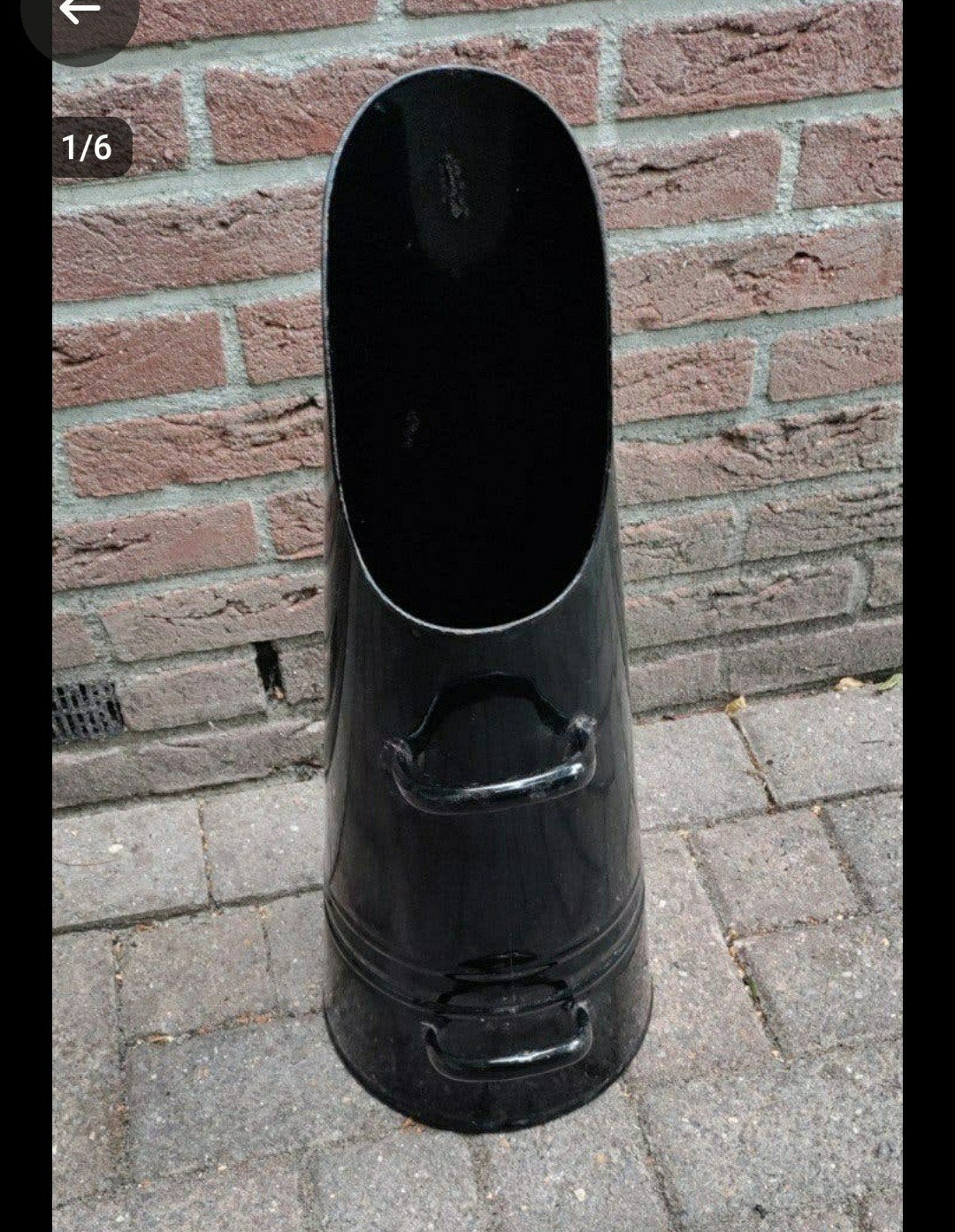 Kolenkit,Zwart,kachel,kolen,1960,opa,oma,vroeger,decoratie, Ophalen of Verzenden